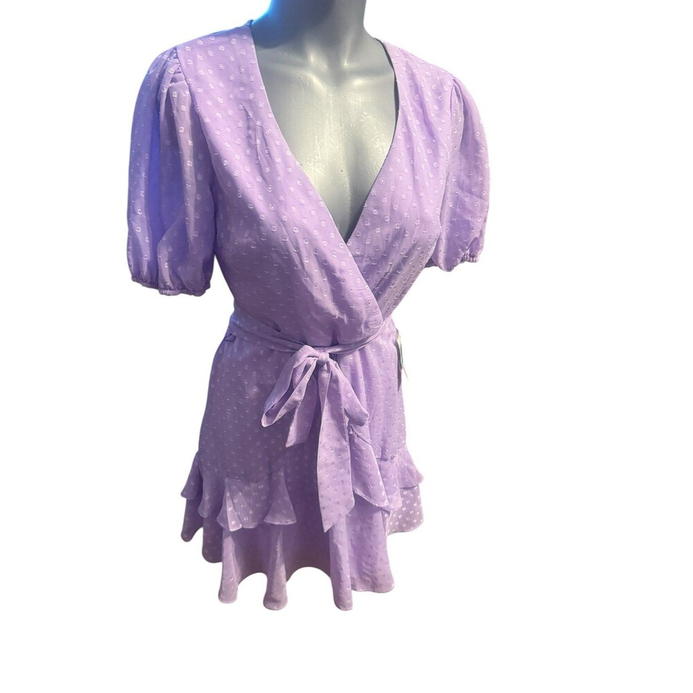 New with tags B. Darlin lilac purple short sleeve dress 5/6 small